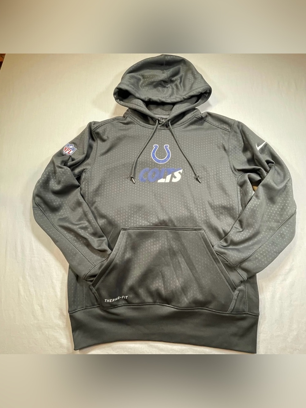 Indianapolis Colts Nike Mens M On Field Pullover Hoodie Therma Fit NFL Football